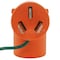 Ac Works Plug Adapter, 6-15/20R, 10-50P, 6-20P, 10-50P, 0 ft., Orange AD1050620 - alternate 4